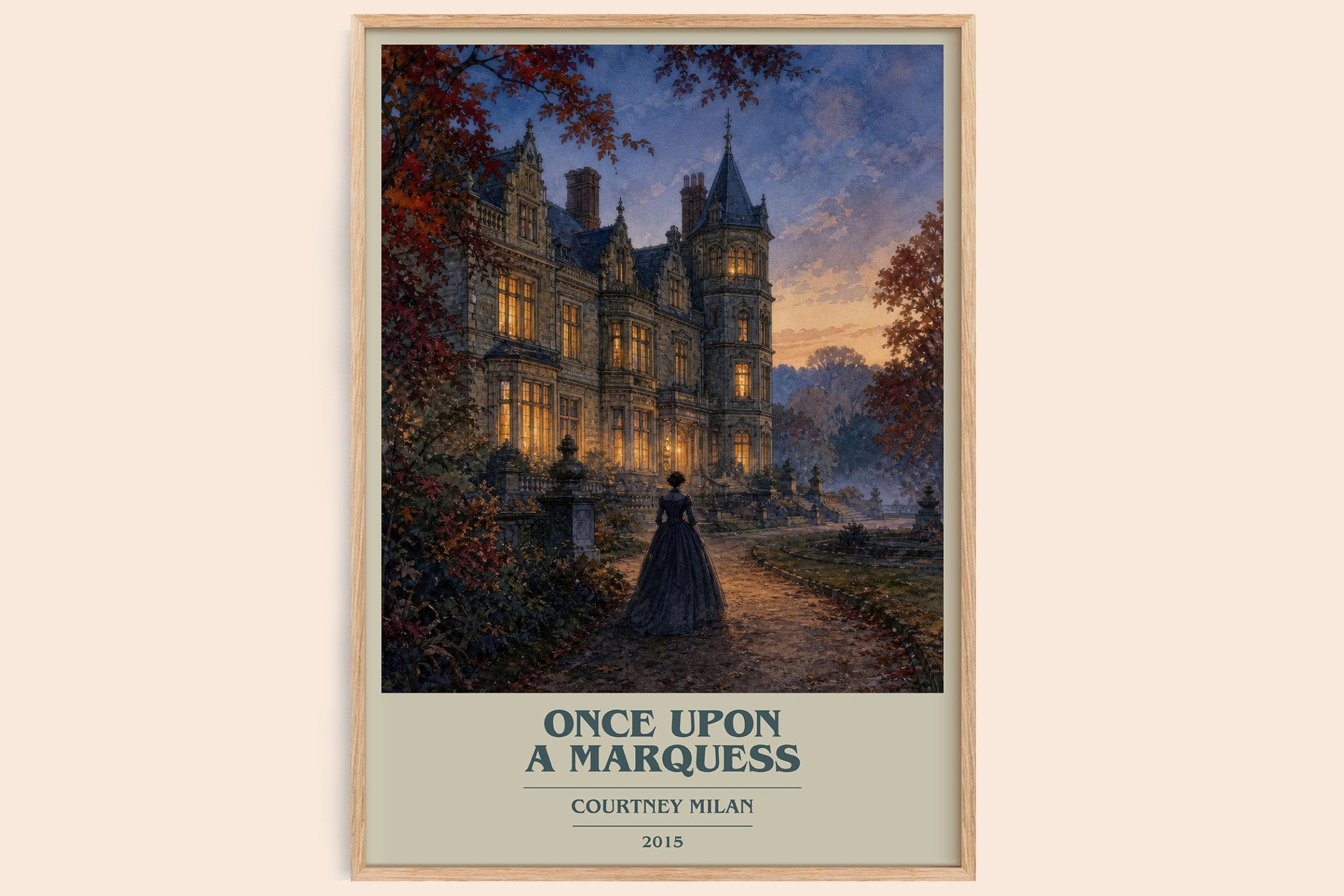 Once Upon a Marquess Book Cover Poster by Courtney Milan