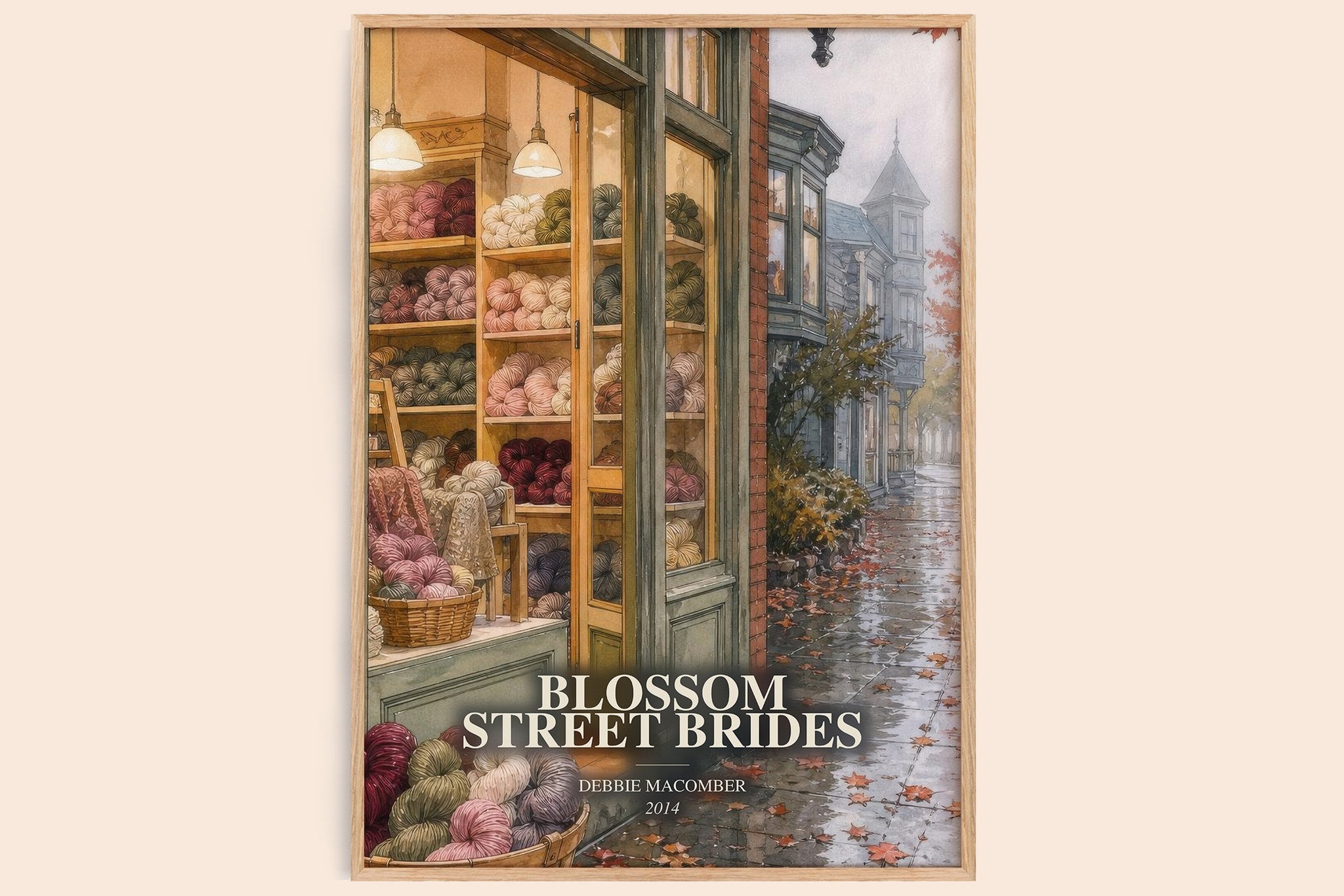 Blossom Street Brides Book Watercolour Illustration by Debbie Macomber