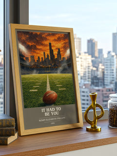 It Had to Be You book cover print framed by window – literary home decor