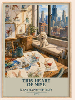 This Heart of Mine book cover book poster by Susan Elizabeth Phillips – framed literary art print