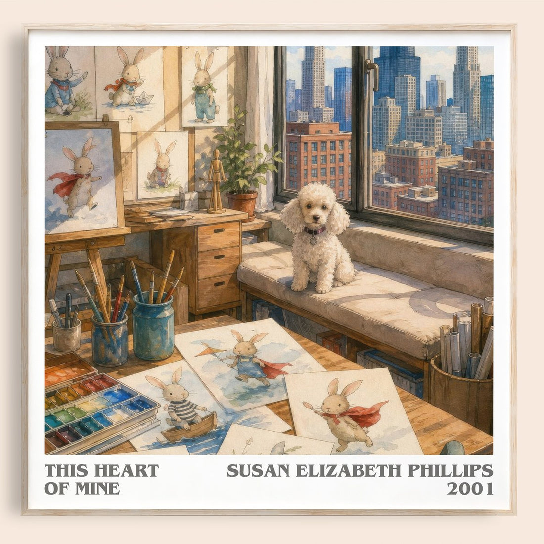 This Heart of Mine literary book poster by Susan Elizabeth Phillips – framed literary art print