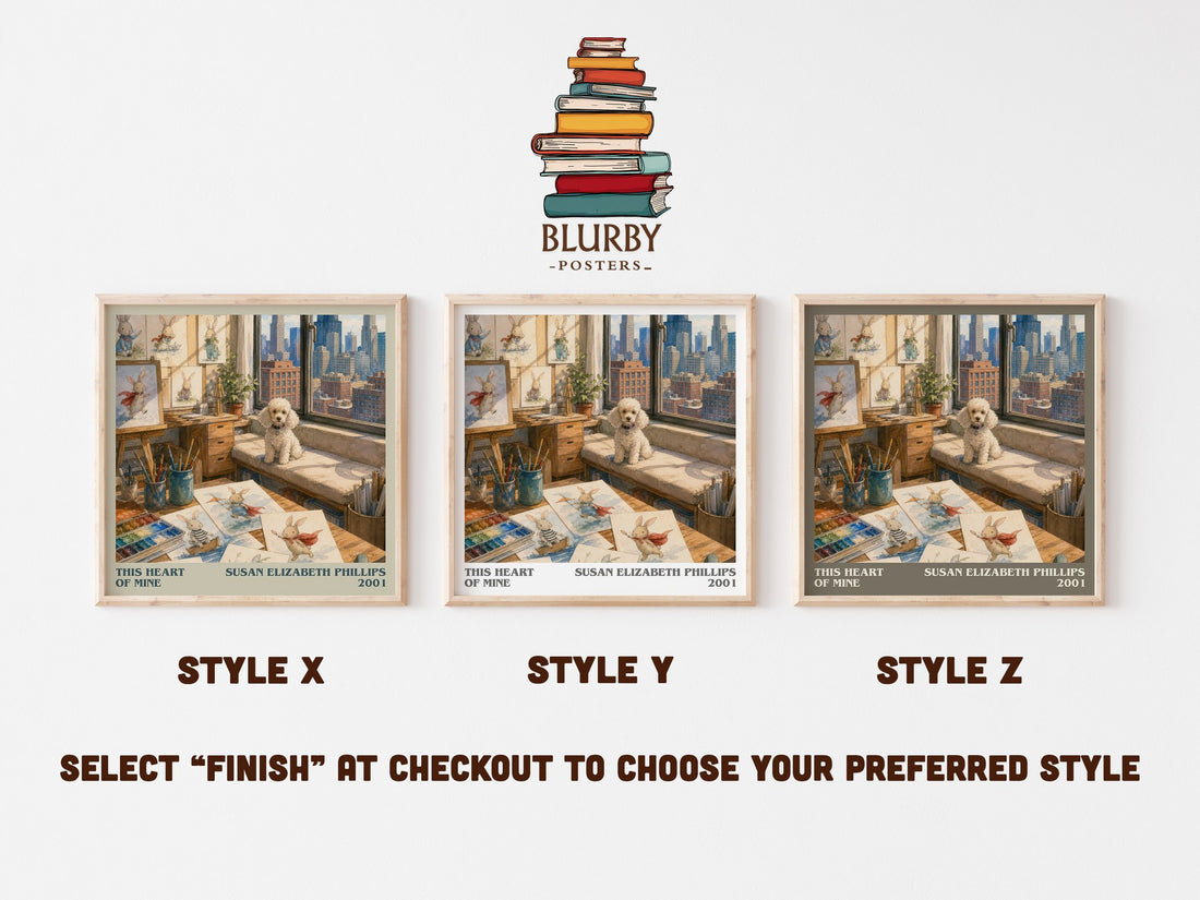 This Heart of Mine literary print in frame leaning in hallway – romance wall art (mockup)