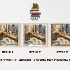 This Heart of Mine Literary Art Print by Susan Elizabeth Phillips – Style X, Y and Z square prints side by side – choose your finish
