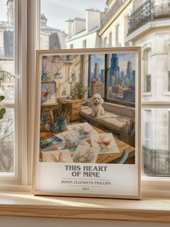 This Heart of Mine book cover poster colour and style options – Susan Elizabeth Phillips book art