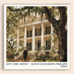 Ain't She Sweet literary book poster by Susan Elizabeth Phillips – framed literary art print