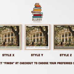 Ain't She Sweet literary print in frame leaning in hallway – romance wall art
