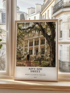 Ain't She Sweet book cover poster colour and style options – Susan Elizabeth Phillips book art