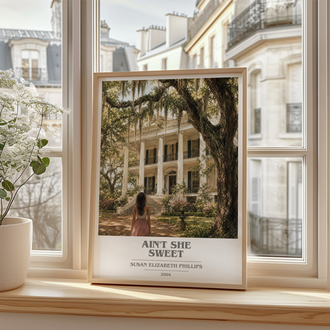 Ain't She Sweet book cover poster colour and style options – Susan Elizabeth Phillips book art