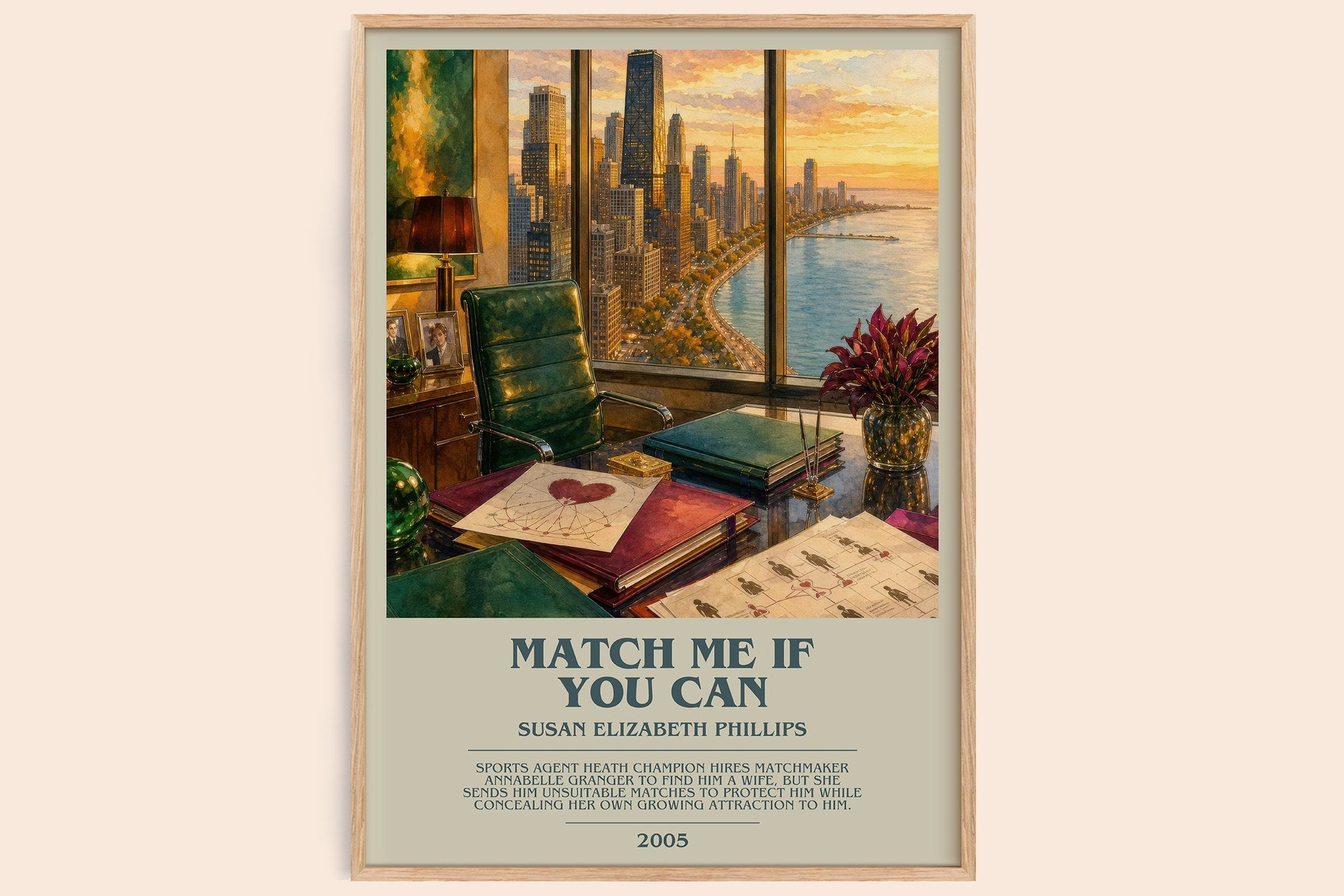 Match Me If You Can Bookish Wall Art by Susan Elizabeth Phillips