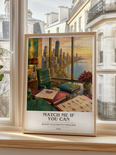 Match Me If You Can book cover poster colour and style options – Susan Elizabeth Phillips book art
