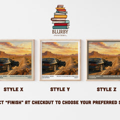 Natural Born Charmer Literary Art Print by Susan Elizabeth Phillips – Style X, Y and Z square prints side by side – choose your finish