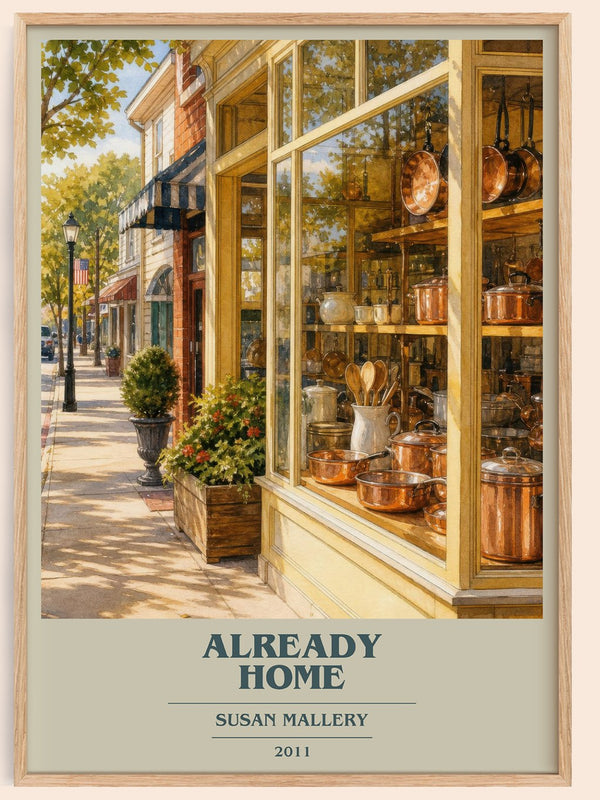Already Home book cover book poster by Susan Mallery – framed literary art print