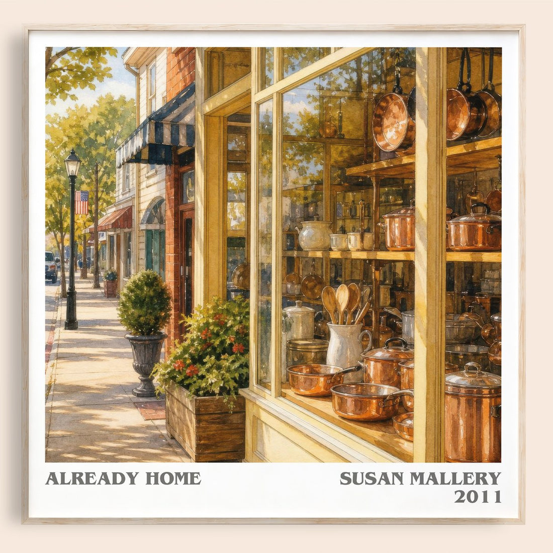 Already Home literary book poster by Susan Mallery – framed literary art print