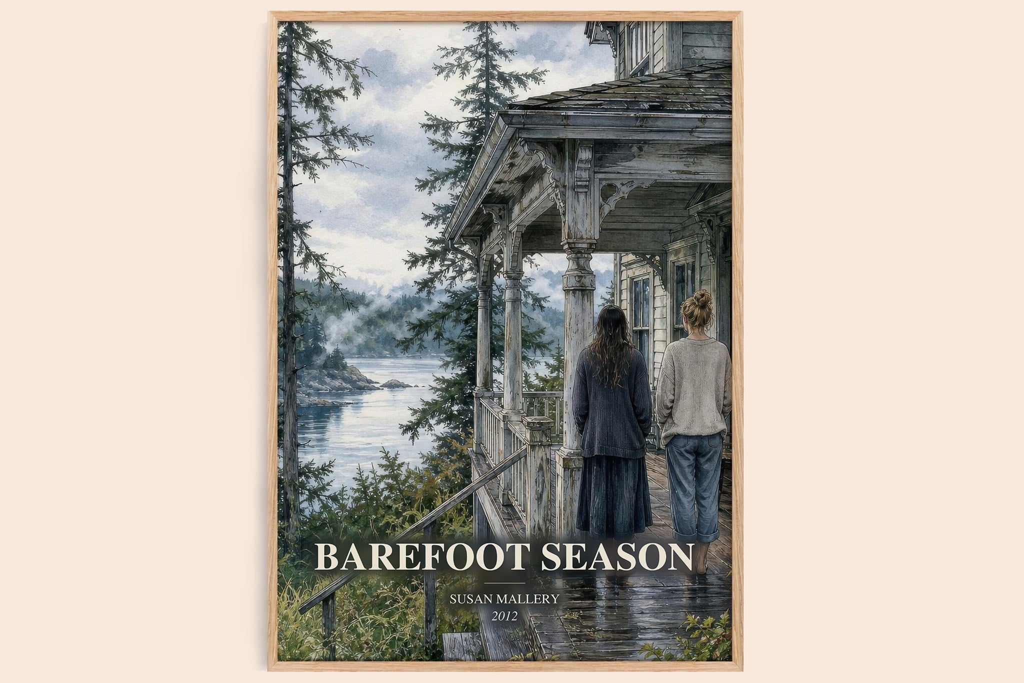 Barefoot Season Book Watercolour Illustration by Susan Mallery