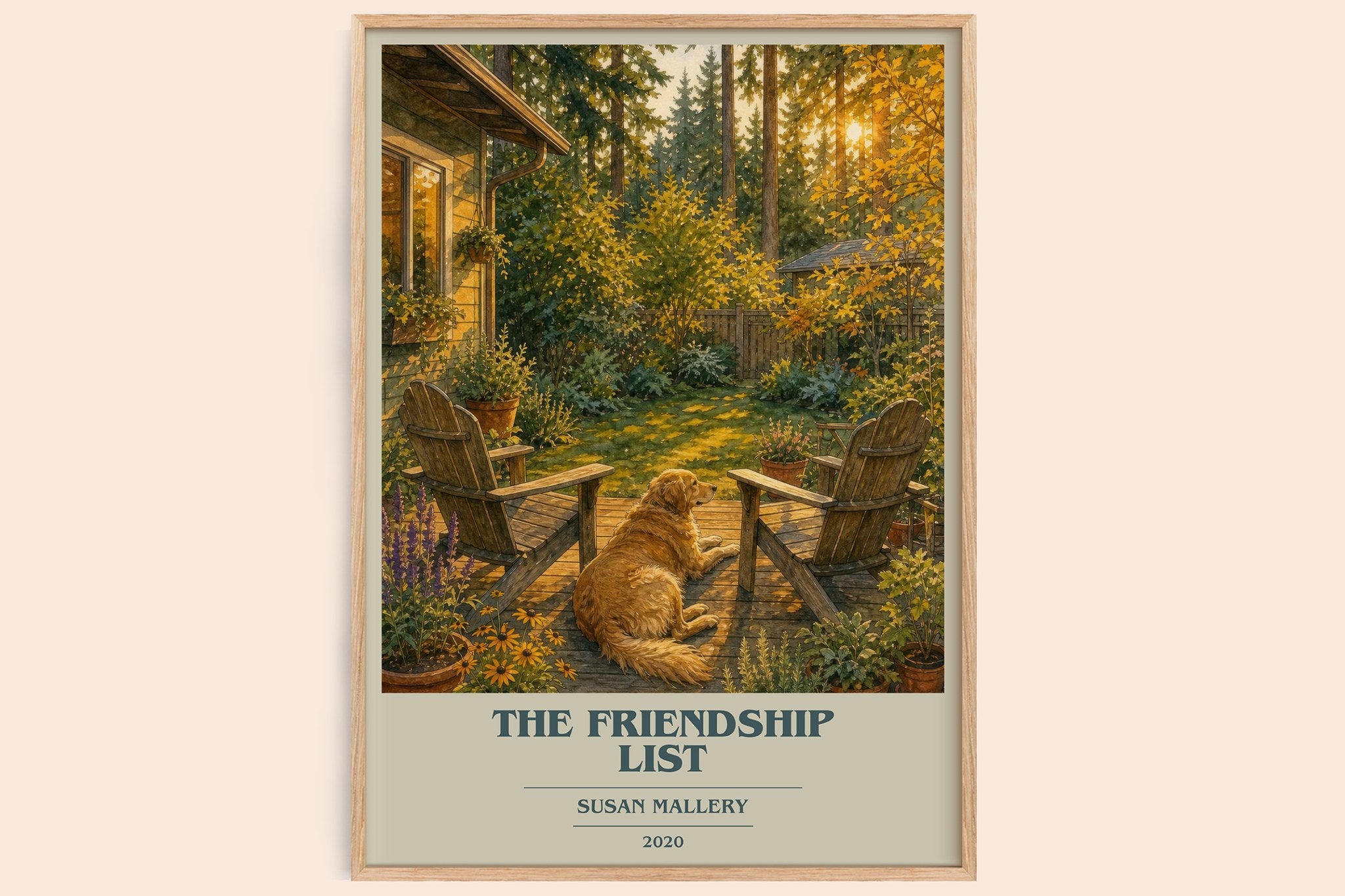 The Friendship List Book Cover Poster by Susan Mallery