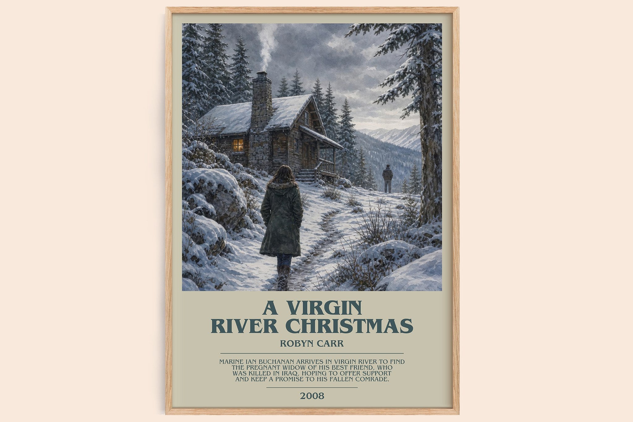 A Virgin River Christmas Bookish Wall Art by Robyn Carr