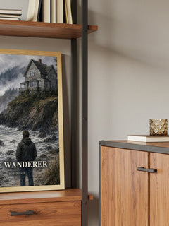 The Wanderer book watercolour illustration paper finish options – matte satin gloss