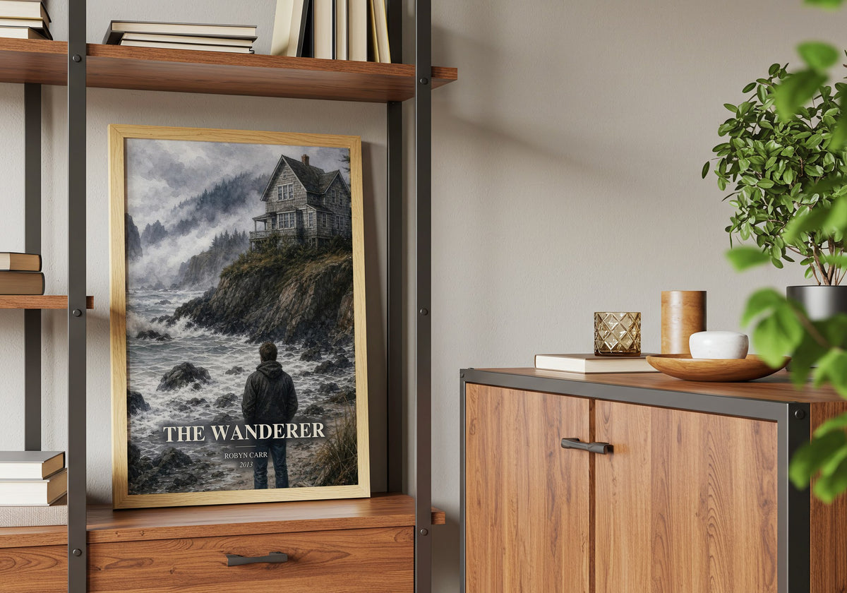 The Wanderer book watercolour illustration paper finish options – matte satin gloss