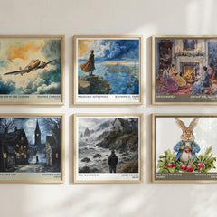 The Wanderer literary art print colour and style options – Robyn Carr book art