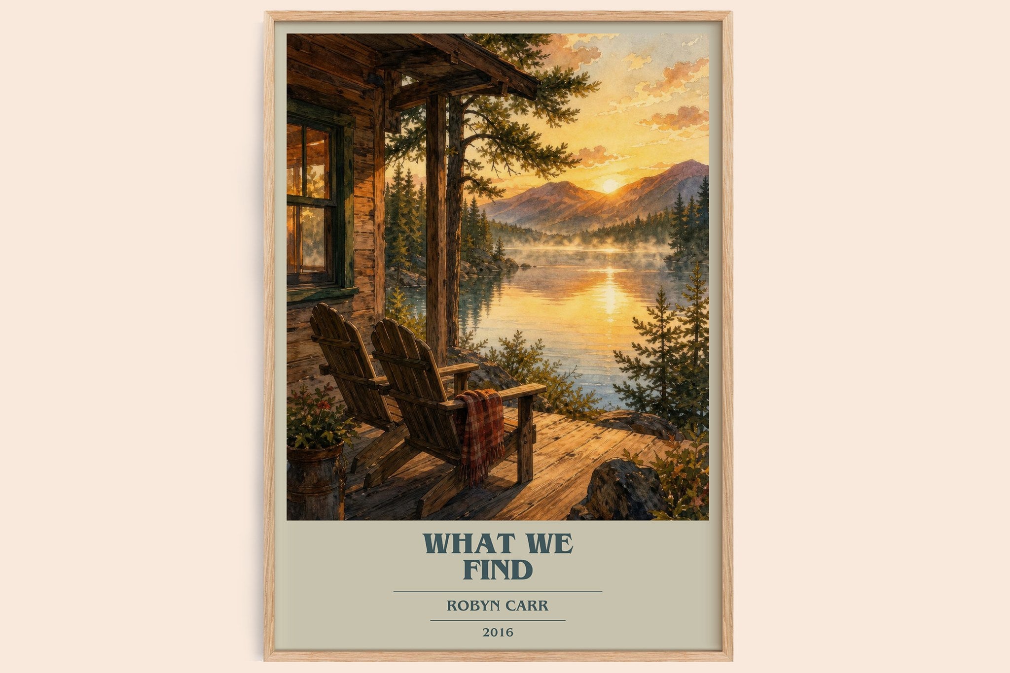 What We Find Book Cover Poster by Robyn Carr