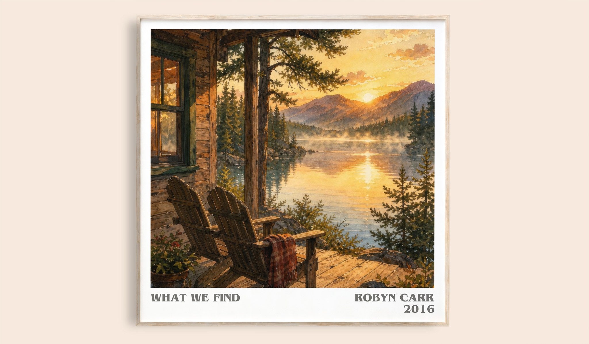 What We Find Literary Art Print by Robyn Carr