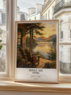 What We Find book cover poster colour and style options – Robyn Carr book art