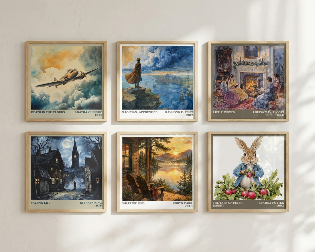 What We Find literary art print colour and style options – Robyn Carr book art