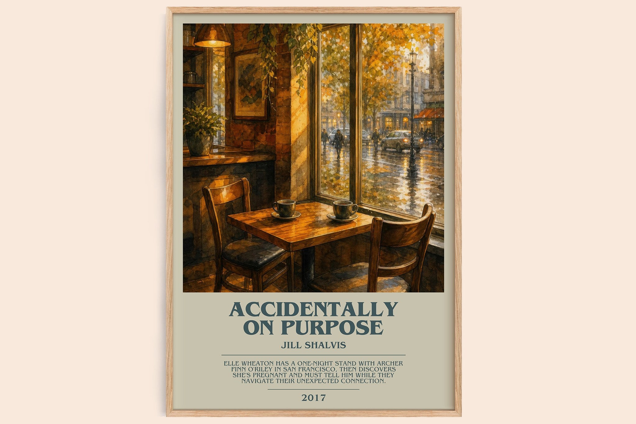 Accidentally on Purpose Bookish Wall Art by Jill Shalvis