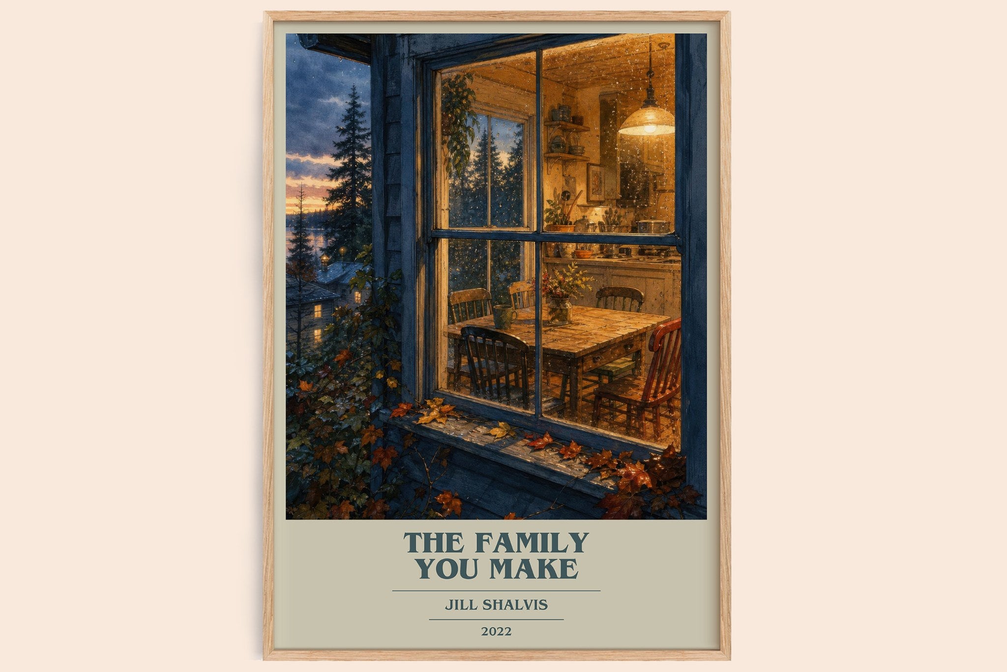 The Family You Make Book Cover Poster by Jill Shalvis