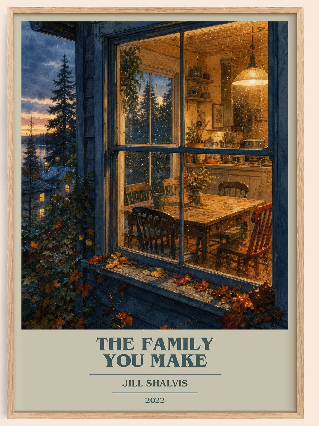 The Family You Make book cover book poster by Jill Shalvis – framed literary art print