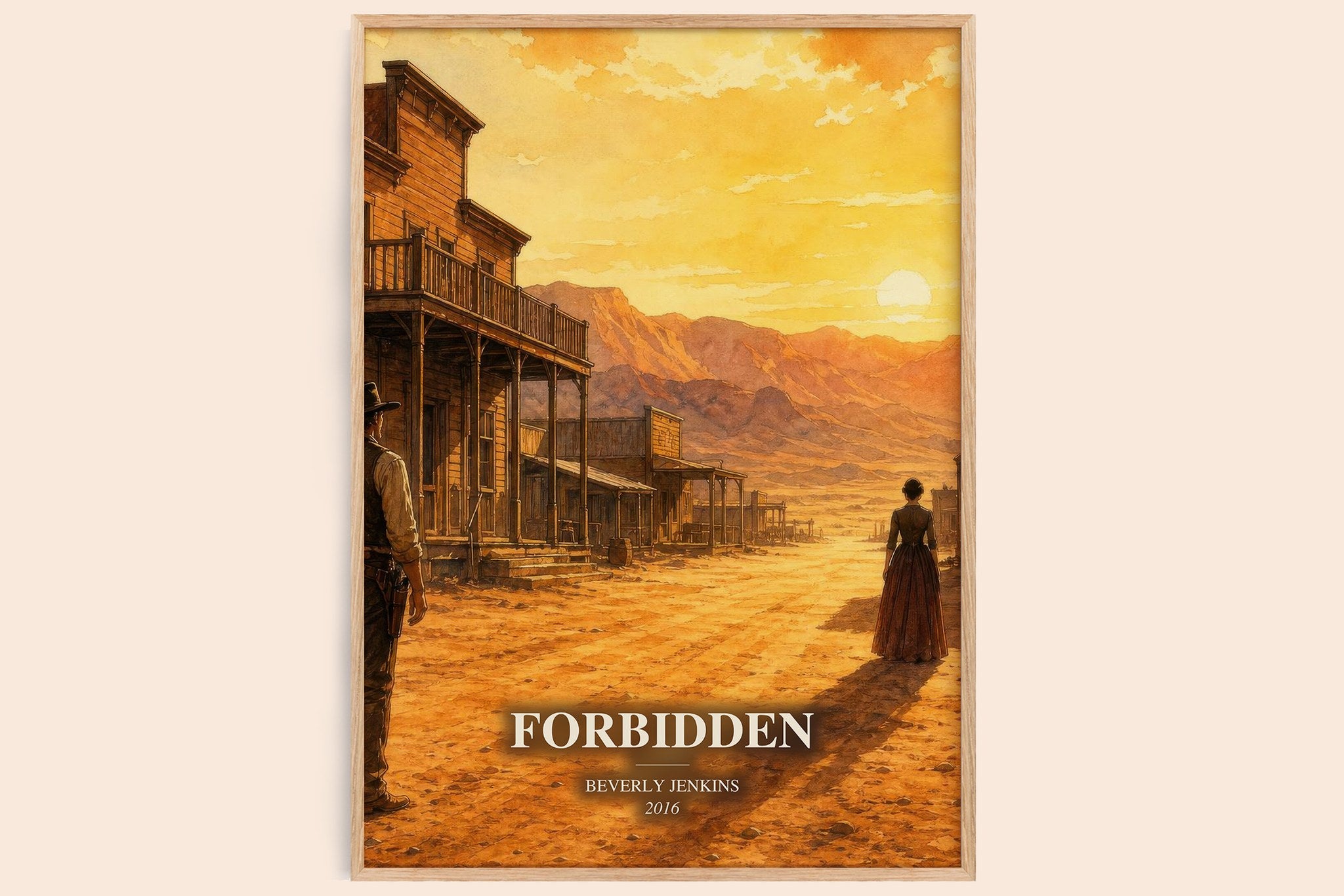 Forbidden Book Watercolour Illustration by Beverly Jenkins