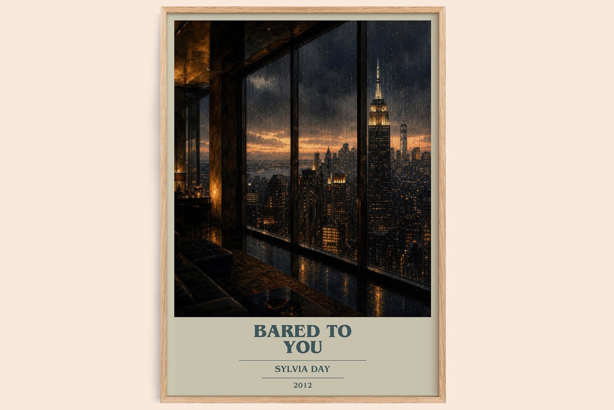 Bared to You Book Cover Poster by Sylvia Day