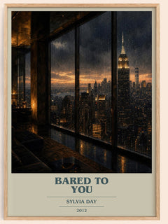 Bared to You book cover book poster by Sylvia Day – framed literary art print