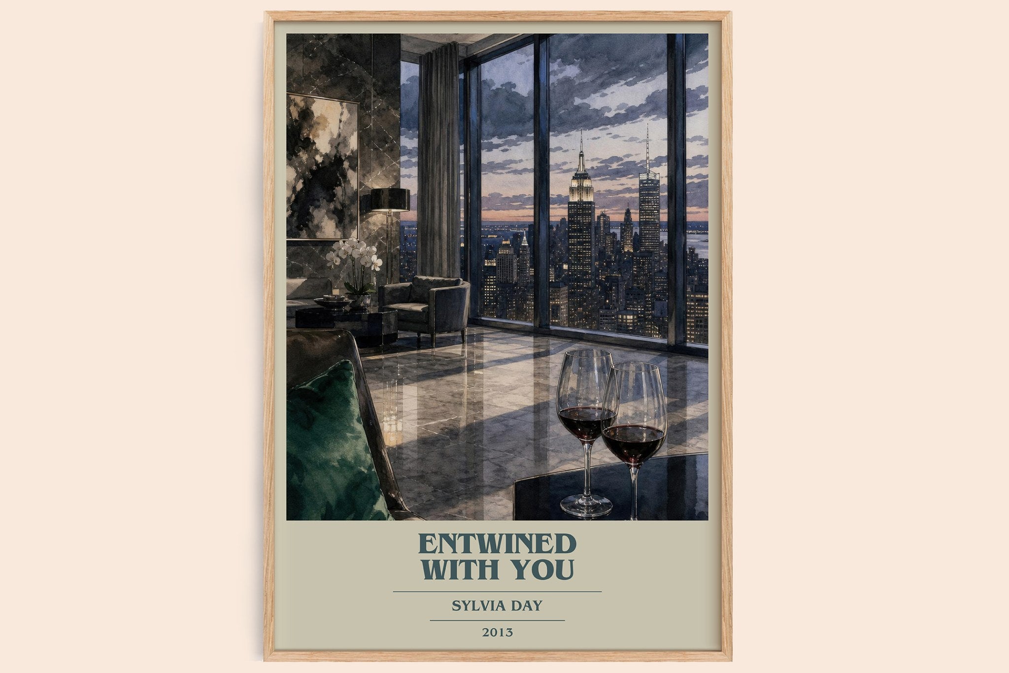 Entwined with You Book Cover Poster by Sylvia Day