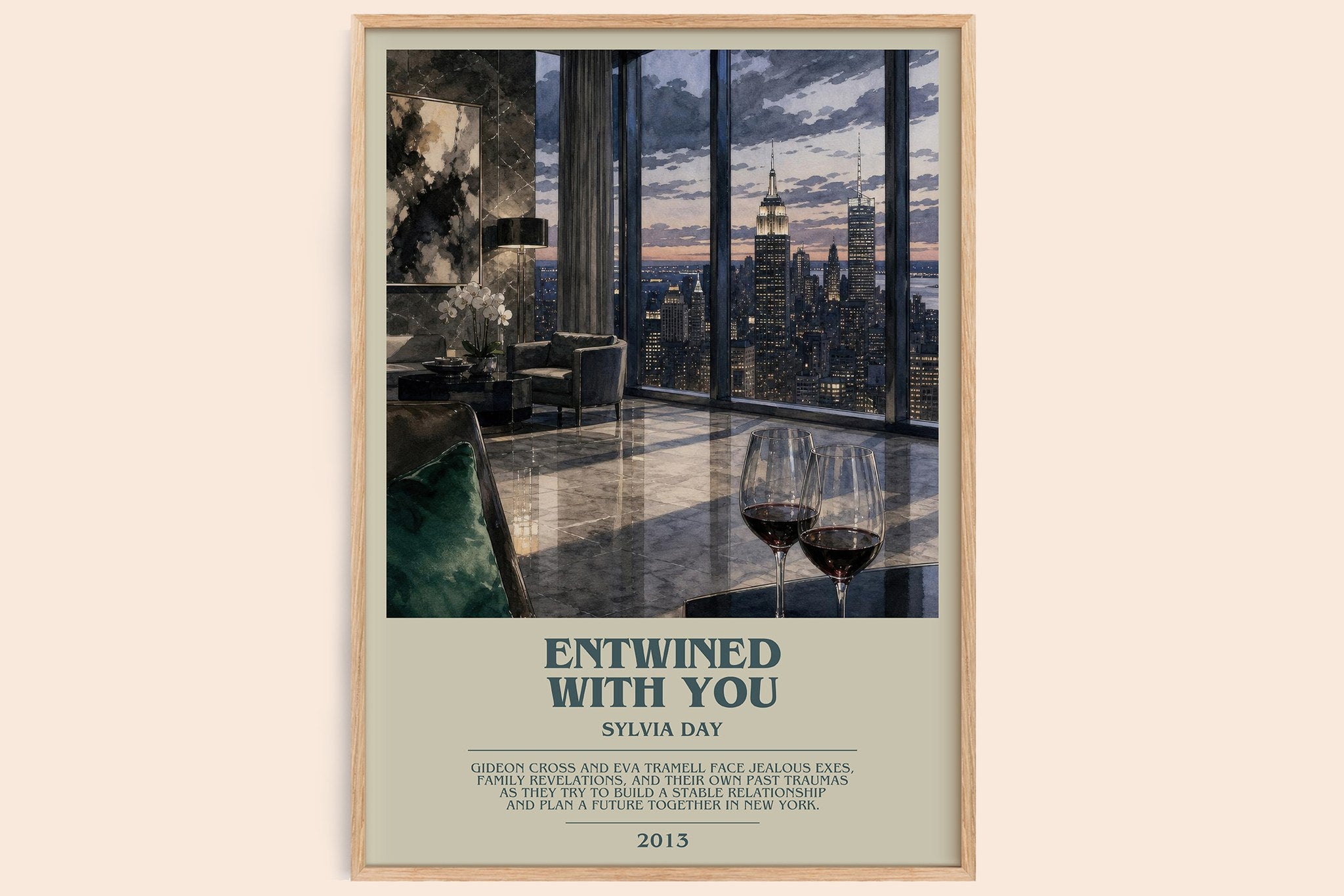 Entwined with You Bookish Wall Art by Sylvia Day