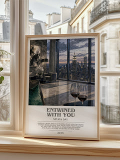 Entwined with You bookish poster colour and style options – Sylvia Day book art
