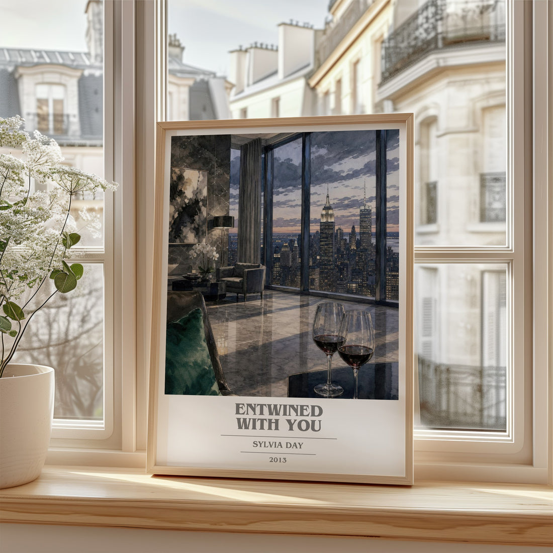 Entwined with You book cover poster colour and style options – Sylvia Day book art