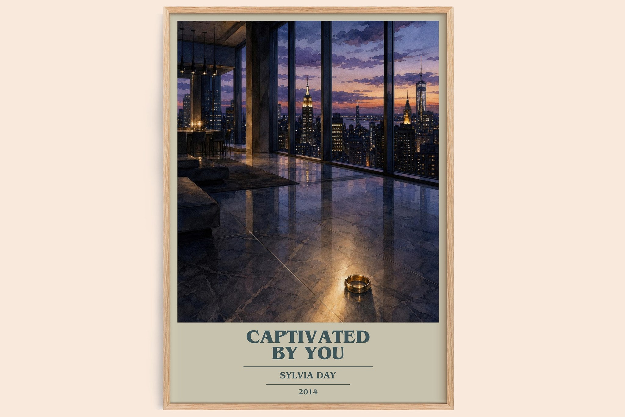 Captivated by You Book Cover Poster by Sylvia Day