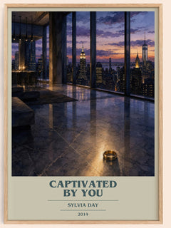 Captivated by You book cover book poster by Sylvia Day – framed literary art print