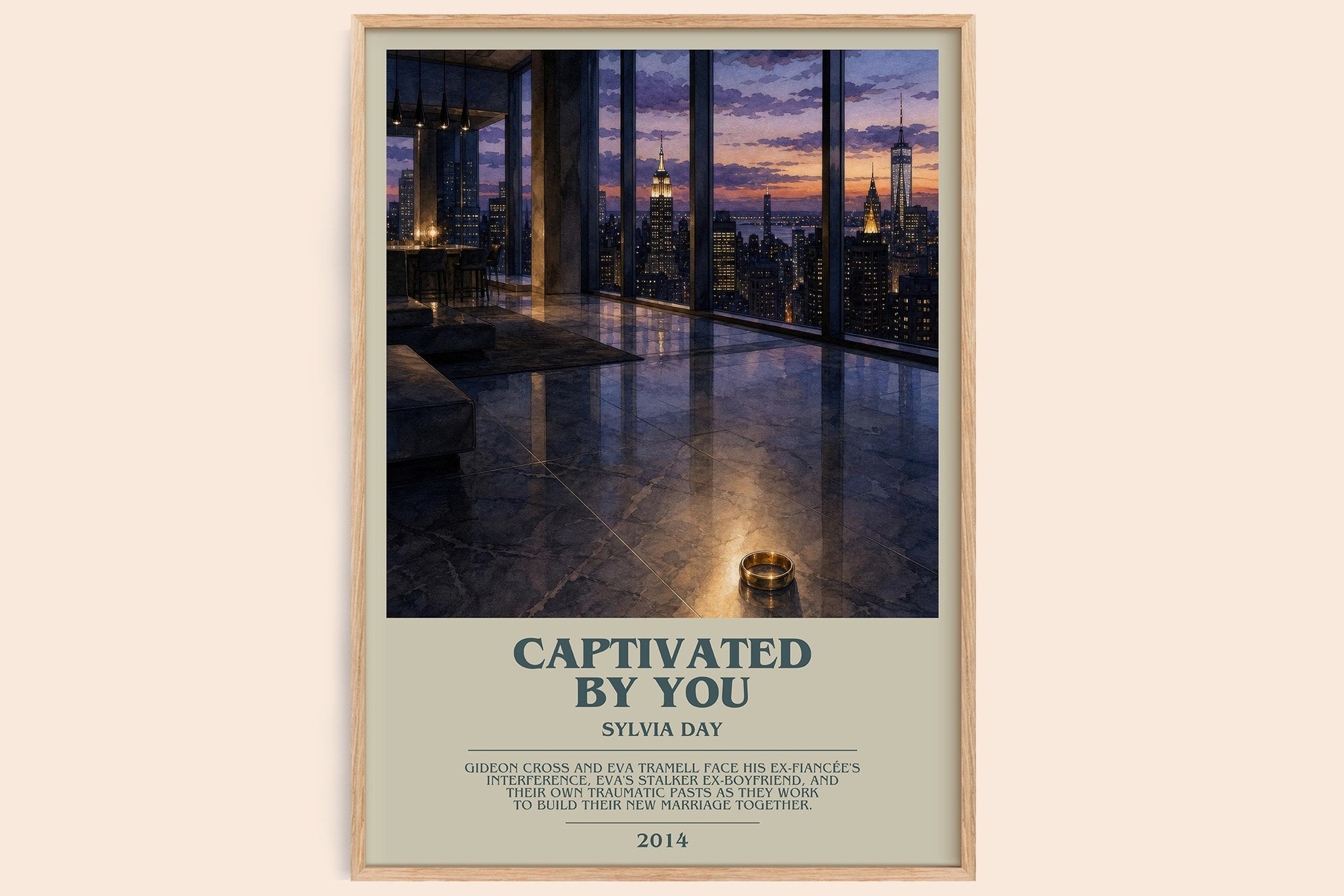Captivated by You Bookish Wall Art by Sylvia Day