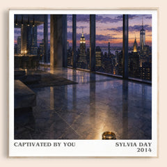 Captivated by You literary book poster by Sylvia Day – framed literary art print