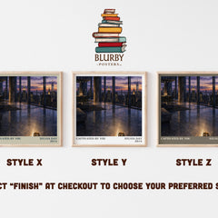 Captivated by You literary print in frame leaning in hallway – romance wall art