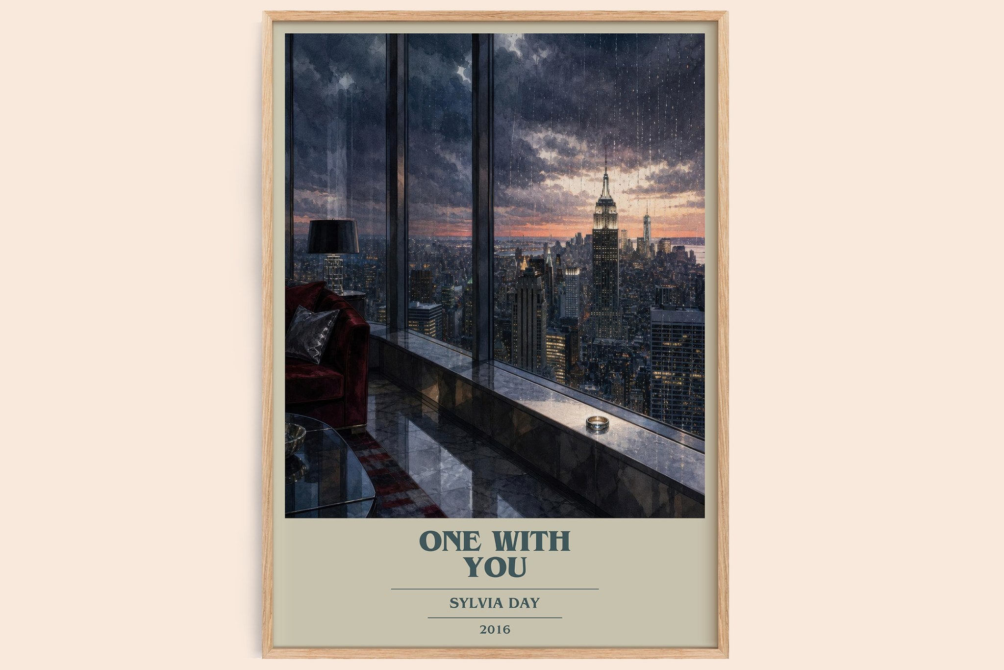 One with You Book Cover Poster by Sylvia Day