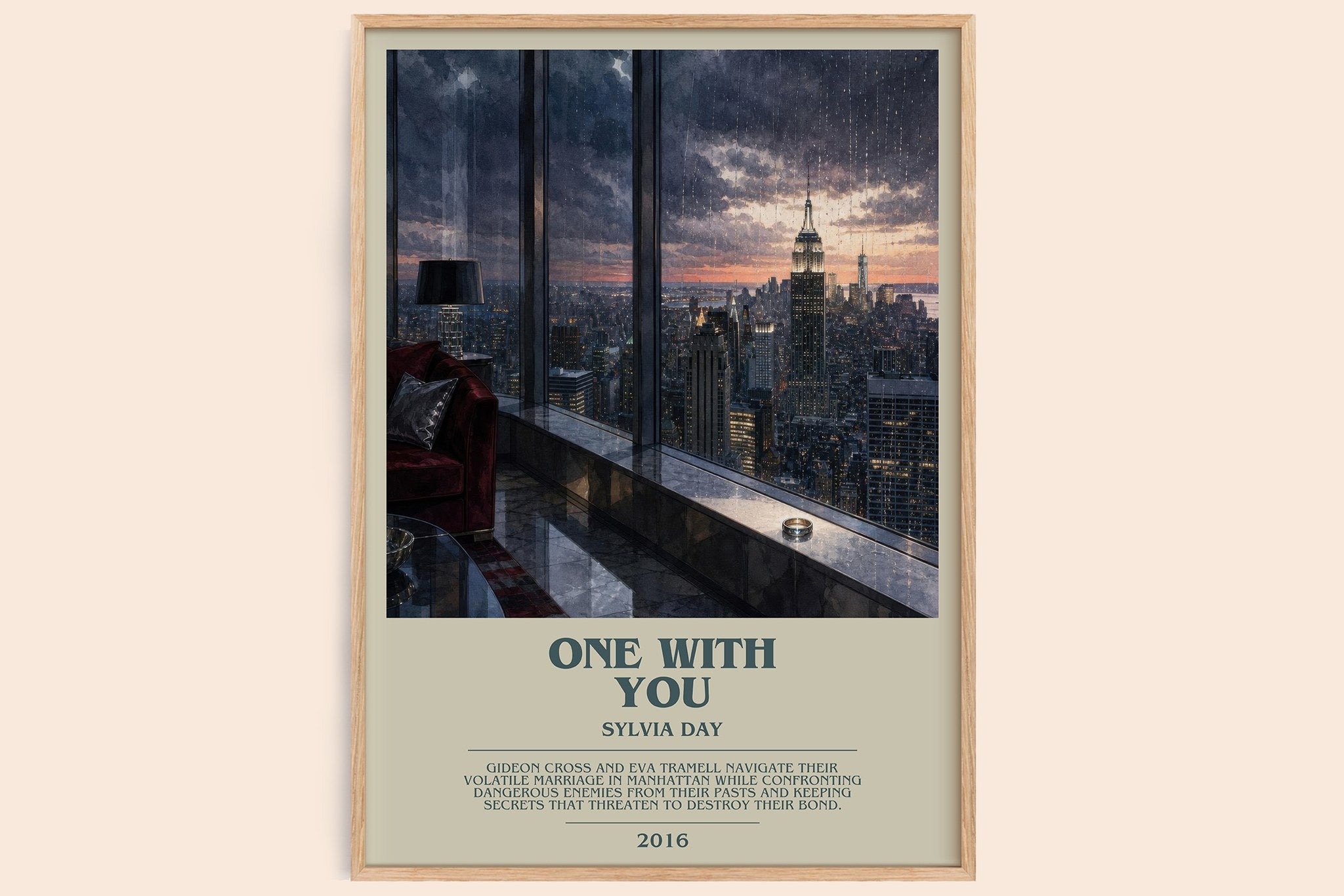 One with You Bookish Wall Art by Sylvia Day