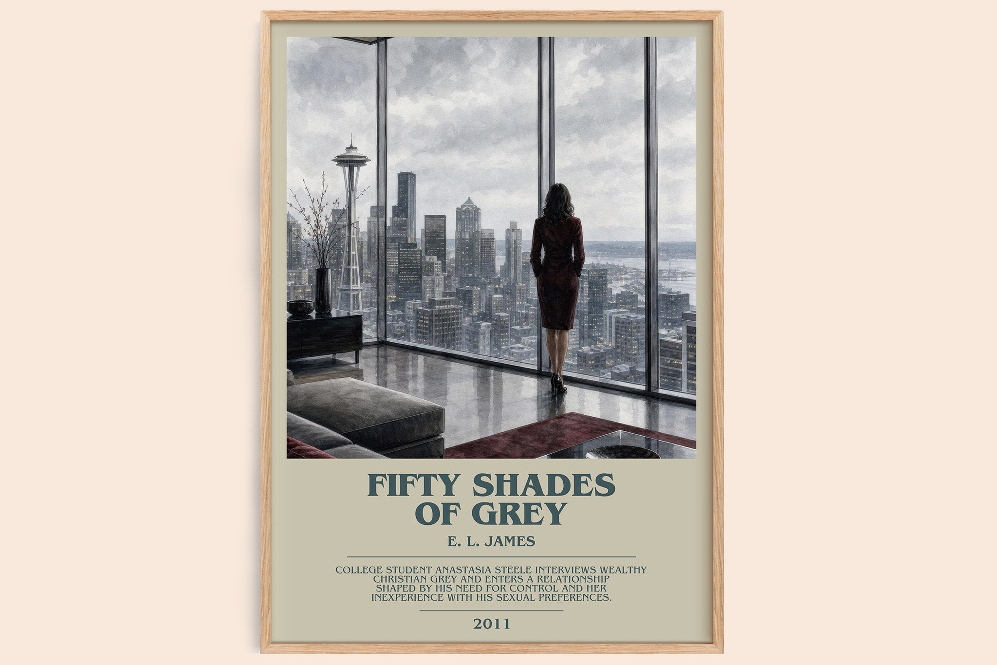 Fifty Shades of Grey Bookish Wall Art by E. L. James