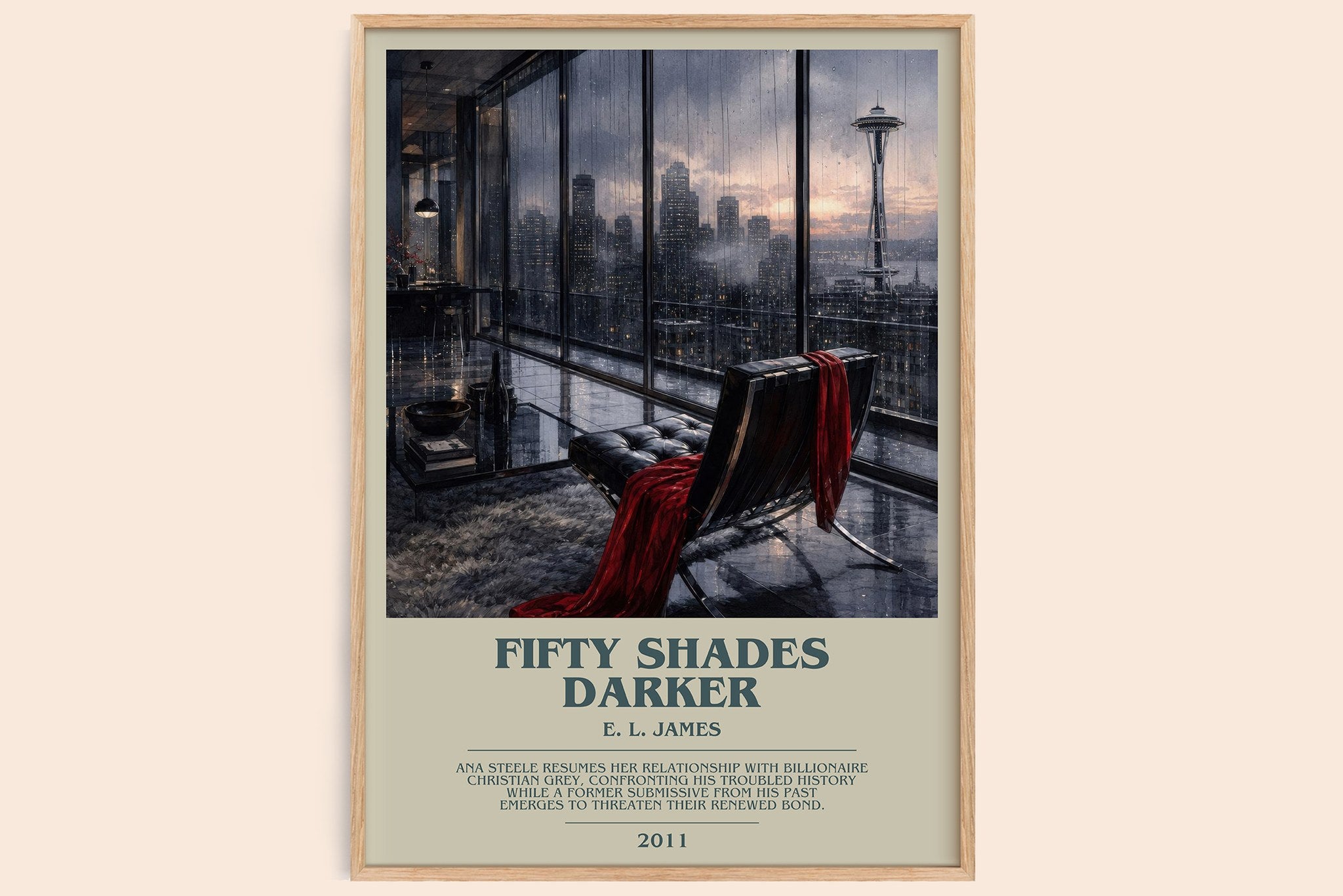 Fifty Shades Darker Bookish Wall Art by E. L. James