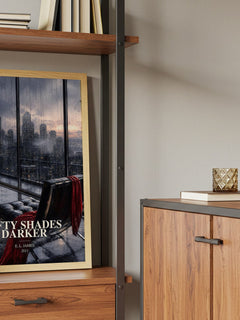 Fifty Shades Darker book watercolour illustration paper finish options – matte satin gloss