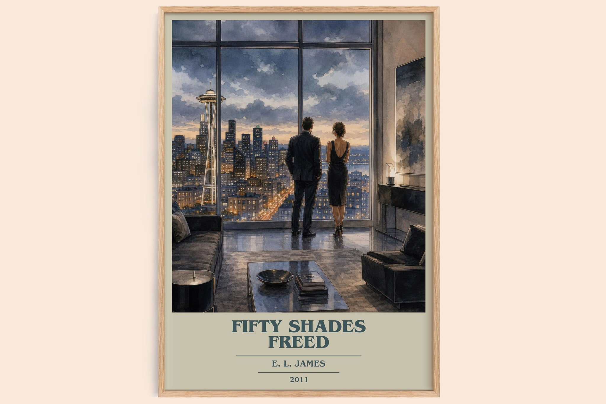 Fifty Shades Freed Book Cover Poster by E. L. James