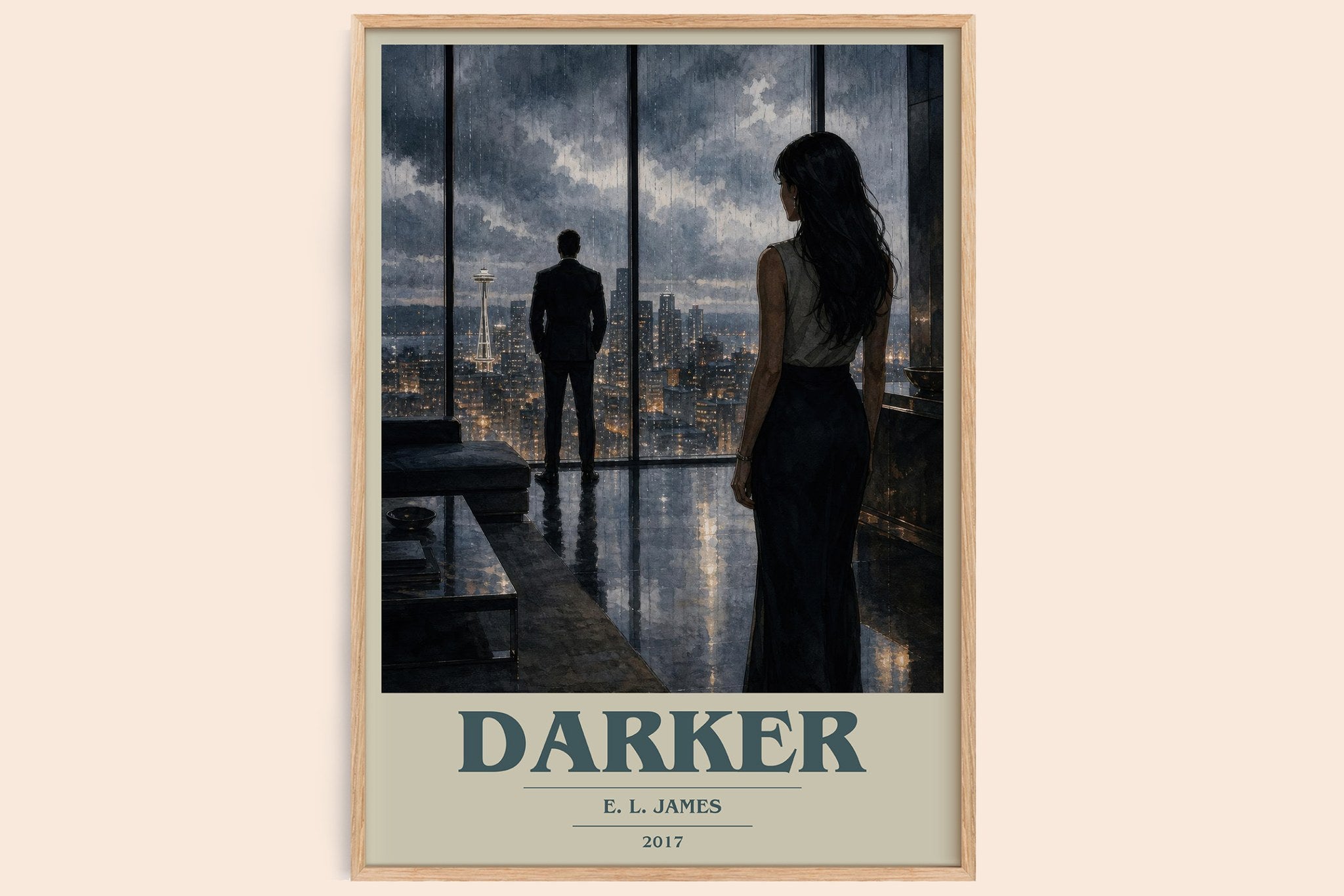 Darker Book Cover Poster by E. L. James