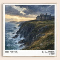 The Mister literary book poster by E. L. James – framed literary art print
